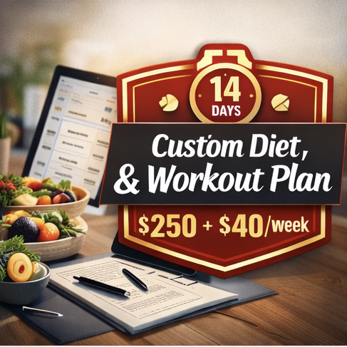 14-Day Custom Diet & Workout Plan card